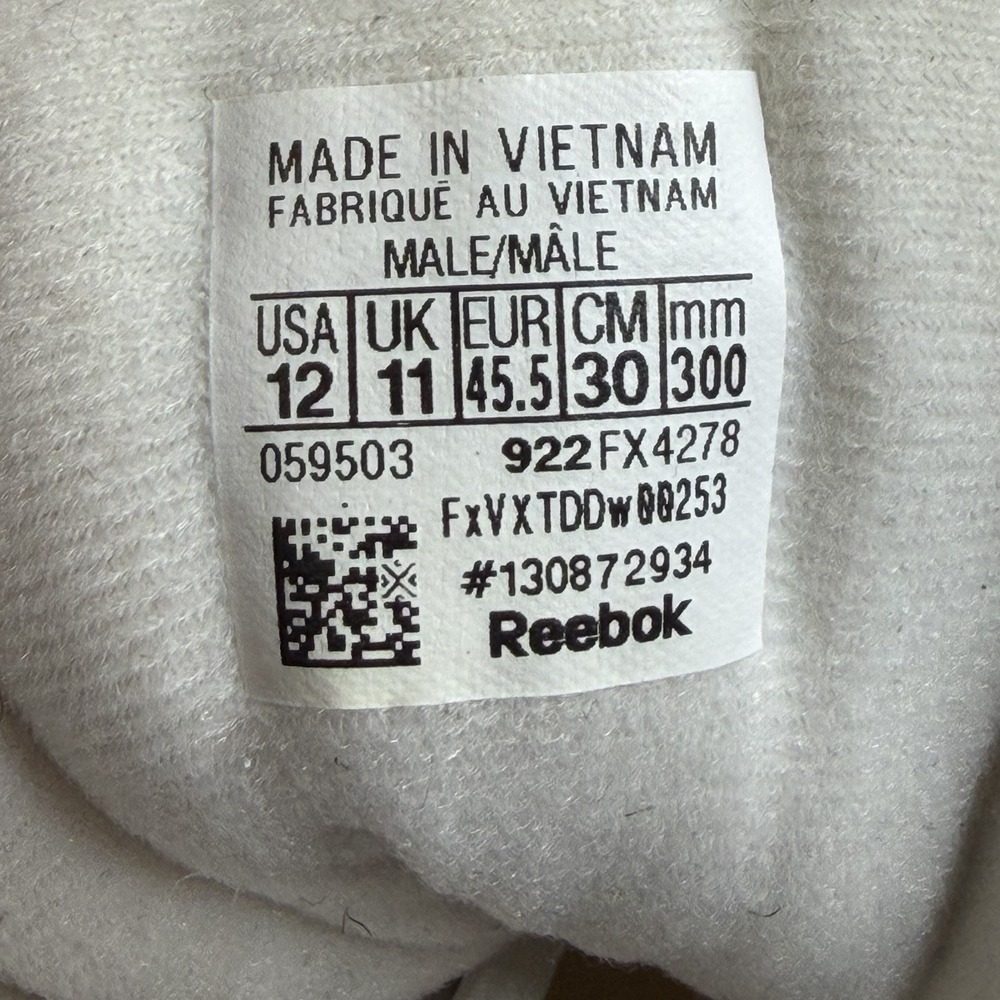 Reebok Question Mid 'Yellow Toe' FX4278 Size 12‎ No Box - Picture 13 of 13
